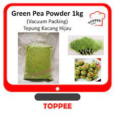 Kacang berkulit ini dibuat lebih beraroma dengan cendawan cincang dan cincin bawang. Green Pea Powder 1kg Tepung Kacang Hijau Vacuum Fresh Packing Shopee Malaysia