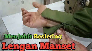 Cara menjahit tangan model kerut, cara jahit model tangan terbaru, tutorial jahit tangan terbaru, di video. Cara Menjahit Lengan Baju Bermanset Menggunakan Resleting Youtube