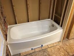 Delta Classic 400 Curve 60 In Right Drain Rectangular Alcove Bathtub In White 40114r The Home Depot Bathtub Jetted Bath Tubs Soaking Tub