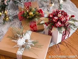 Stunning Gift Toppers Are Simple With Christmas Floral Picks Christmas Gift Wrapping Christmas Floral Gift Toppers