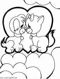 There are only a few examples that you can use. Printable Puppy Love Dog Coloring Pages Novocom Top