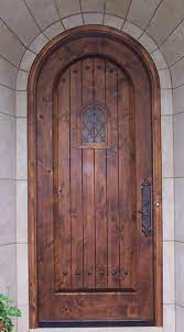 Custom Old World Speakeasy Radius Door Wood Entry Doors By Decora Exterior Entrance Doors Wood Entry Doors Entrance Door Design