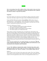 We provide math word problems for addition, subtraction, time, money, fractions and lengths. Unpacked 1 Oa A 2