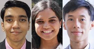 Two master's students and a Ph.D.