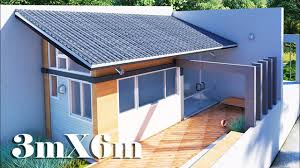 It can also make your lifestyle more comfortable because of the many benefits it entails. House Design Plan 3x6m 18 Sqm With Loft Full Plan Youtube
