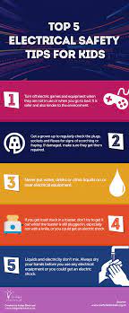 The Top 5 Electrical Safety Tips For Kids Safety Kids Electrical Home Infographic Electricity Safety Tips Electrical Safety