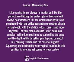 Taurus Sex Life The Good The Bad The Hot