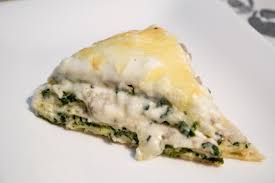 Gateau De Crepes A La Florentine Mound Of French Pancakes Filled With Cream Cheese Spinach And Mushrooms Kitchen Joy Cream Cheese Spinach Spinach Stuffed Mushrooms Stuffed Crepes