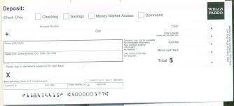 You can easily add an authorized user to your account by first logging onto wells fargo online banking. Wells Fargo Deposit Slip Free Printable Template Checkdeposit Io