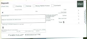 When you fill out a bank deposit slip correctly and legibly, it provides the bank an itemized list of everything you deposit and helps ensure your money ends up in. Wells Fargo Deposit Slip Free Printable Template Checkdeposit Io