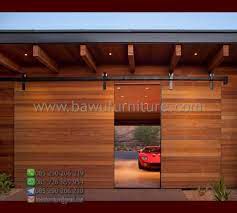 25 desain garasi mobil minimalis terbaru 2019 dekor rumah 25. Jual Pintu Garasi Minimalis Modern Sliding Dari Kayu Jati Bawu Furniture