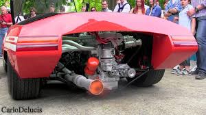The fiat abarth 2000 scorpione is a concept car that was built in 1969. Fiat Abarth 2000 Scorpio Concept Car Loud Sound Youtube