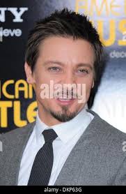 Jeremy Lee Renner at arrivals for AMERICAN HUSTLE Premiere, The Ziegfeld  Theatre, New York, NY December 8, 2013. Photo By: Gregorio T.  Binuya/Everett Collection Stock Photo