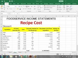 Enter the amount of each. Video Food Recipe Card