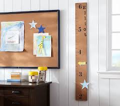 cork ruler kids growth chart pottery barn kids