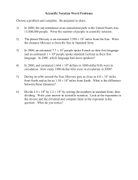 Start by dividing the coefficients: 8 Ee A 3 Scientific Notation Word Problems