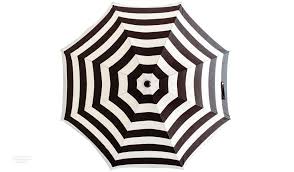 Black And White Striped Beach Umbrella Chic Beach Umbrellas By Basil Bangs Beach Umbrella Umbrella Outdoor Umbrella