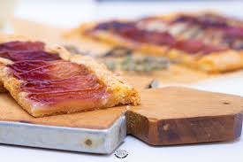 Tarte Fine Aux Peches Blanches Recette Tarte Fine Recette Peche Pate Feuilletee Recette