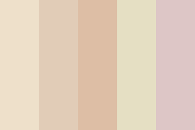 Colors can create a sense of peace, excitement or urgency. Aesthetic Creme Color Palette