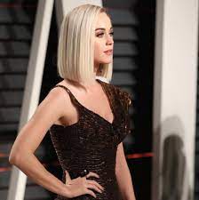 Katy Perry S Blonde Lob Peachy Makeup Best Beauty Looks From The 2017 Oscars After Party Missmalini Via Short Hair Styles Hair Styles Beauty Hair Makeup