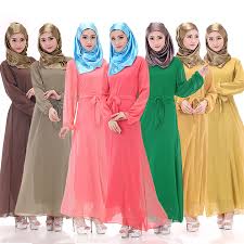 The skirt has wide pleats for a vertical ruched effect, and the cinched… Malaysian Muslim Women S Large Size Clothing Large Size Solid Color Dress With Belt Stock Malaysian Clothing Malaysian Dressesdress With Aliexpress