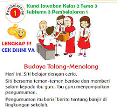 Lengkap Kunci Jawaban Kelas 2 Tema 3 Subtema 3 Pembelajaran 1 Kunci Jawaban Tematik Lengkap Terbaru Simplenews