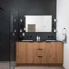 Bathroom cabinets are typically shorter in height, standing thirty one inches high versus kitchen cabinetry which is usually thirty four inches high. Creating Your Stylish Bathroom With Ikea Sektion Kitchen Cabinets Semihandmade