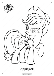 Namely, my little pony friendship is. Printable My Little Pony Applejack Pdf Coloring Pages
