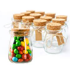 Our line of recycled candle containers range from 2.5 oz colored glass jars that are perfect for votives to the 26 oz verona jar ideal for larger scented candles. Glass Favor Jars With Cork Lids Mason Jar Wedding Favors Apothecary Jars Honey Pot Bottles With Personalized Label Tags And String 3 4oz 12pc Bulk Set Ideal For Spices Candy And