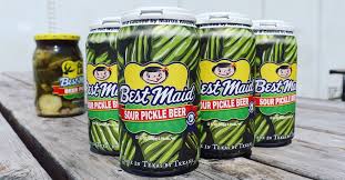 Beer Spiked With Pickle Juice Debuts In Fort Worth This Weekend Sour Pickles Flavored Beer Spicy Pickles