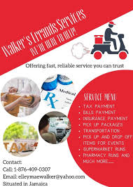 We make sure we do the leg work for you! Run Errands For You In Jamaica By Elleywalker