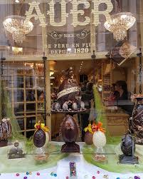 Confiserie Maison Auer Nice France Easter Display A Work Of Art Beautiful And Delicious Chocolate Chocolat Easter Paques Ea Vieux Nice Edible Art Nice