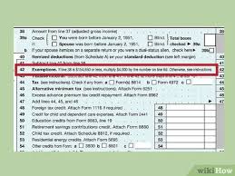 All 1040 forms and schedules How To Fill Out Irs Form 1040 With Pictures Wikihow