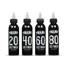Dynamic Color Grey Wash Set 4oz Sizes