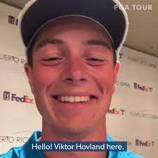 Maybe you would like to learn more about one of these? Pga Tour On Twitter Viktor Hovland Can T Stop Smiling After His First Win