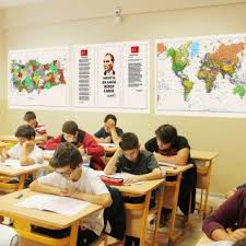 Okul Siniflar Icin Set Tasarim Duvar 3d Duvar Kagidi