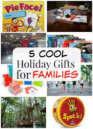 A lot of families opt for experiences rather than gifts. 5 Cool Holiday Gifts For Families R We There Yet Mom