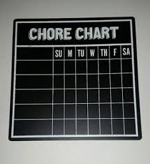 Details About Hanging Chalkboard Chore Chart 16x16