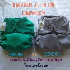 Bumgenius All In One Diaper Options Elemental Vs Freetime
