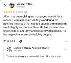 Aidan is a Myotherapy and Remedial Massgae supersleuth. He wont rest until  he know precisly the root cause of your issue.