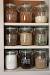 Mason Jar Storage Shelf