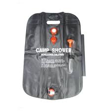 Fantastic Lightweight Outdoor Shower Allows You To Fill And Warm The Water For Your Bath By Placing In The Sun Th Solar Shower Camping Shower Outdoor Baths