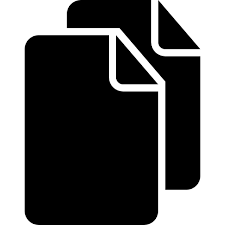 The free images are pixel perfect and available in png and vector. Two Black Paper Sheets Symbol Free Icon Of Hawcons Documents Filled