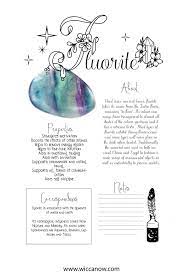 Crystal Info Fluorite In 2021 Crystal Healing Stones Crystals Crystals And Gemstones
