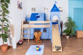 Kinderbett etagenbett pauli buche vollholz massiv natur mit regal und rutsche inkl. Kinderbett Hochbett Tom Mit Rutsche Und Turm Inkl Rollrost Material Buche Massiv Natur Farbe Klar Lackiert