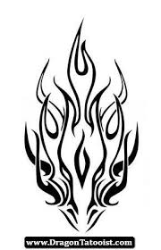 Flames Tribal Tattoo Designs Tribal Dragon Tattoos Tribal Tattoos