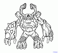 Skylanders giants crusher coloring page. Skylander Giant Coloring Pages For Kids And For Adults Coloring Home