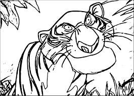 Download coloring pages jungle book coloring pages jungle book. The Jungle Book Tiger Coloring Page Free Printable Coloring Pages For Kids