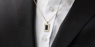 Stylish Men's Diamond Necklace