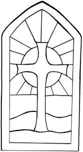 Stained Glass Window Template Stained Glass Quilt Easter Crafts Christian Stain Glass Cross